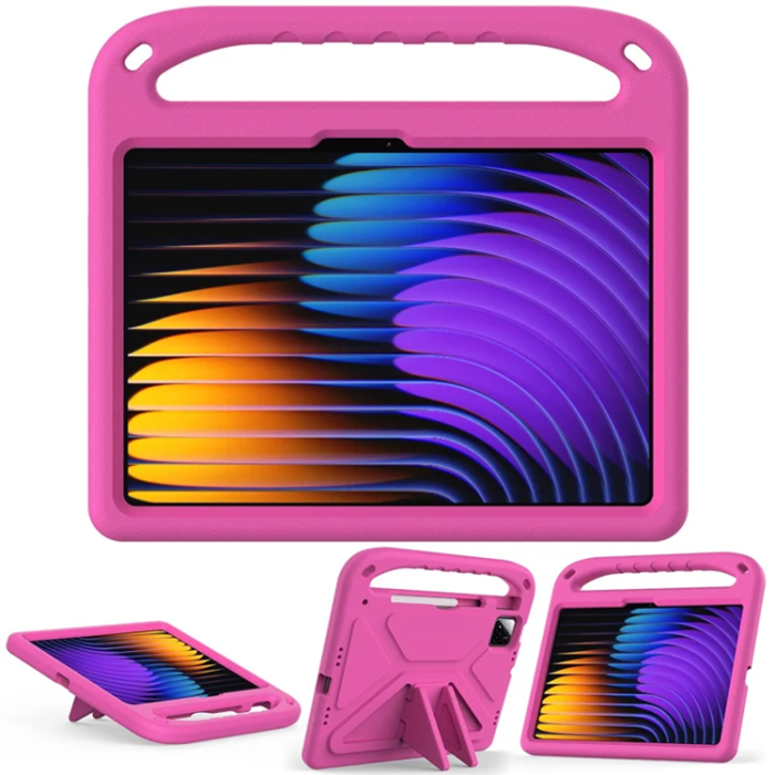 A-One Brand - Xiaomi Pad 7 Pro/Pad 7 Skal EVA Handgrepp Kickstand - Rosa