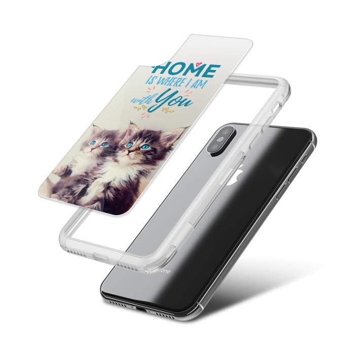 UTGATT5 - Fashion mobilskal till Apple iPhone X - Home is with you