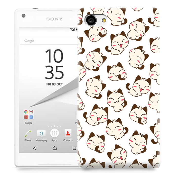 UTGATT5 - Skal till Sony Xperia Z5 Compact - Manga - Katter