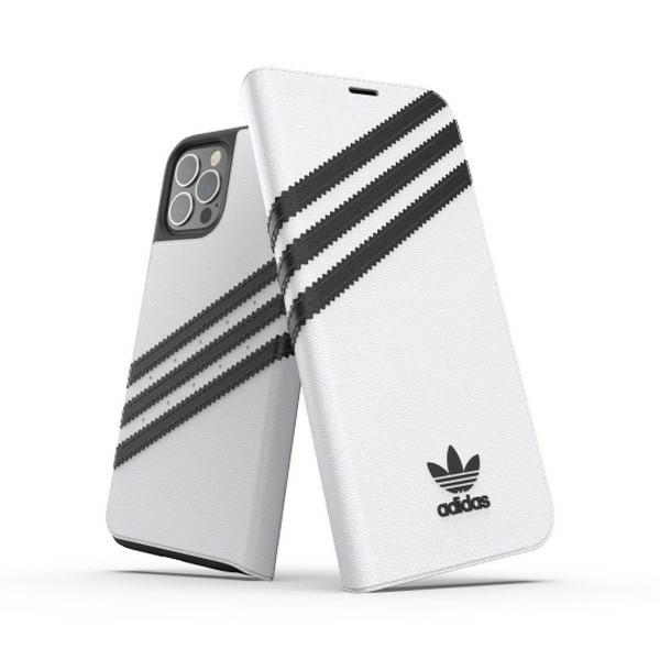 Adidas iPhone12/12 Pro Plånboksfodral PU - Svart/Vit