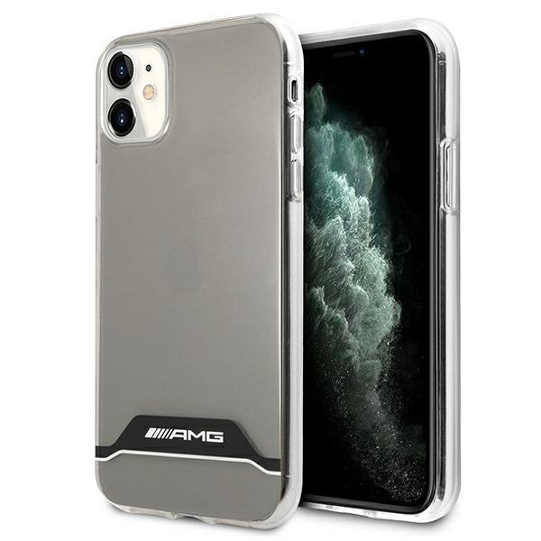 AMG Mobilskal till iPhone 11 Electroplate - Svart-Vit