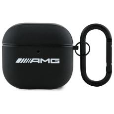 Mercedes - AMG Airpods 4 Skal Läder White Logo - Svart
