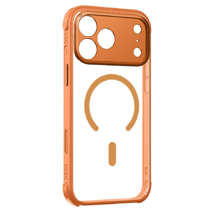 Momax - MOMAX iPhone 17 Pro Max Mobilskal Airbag MAAP25 - Orange