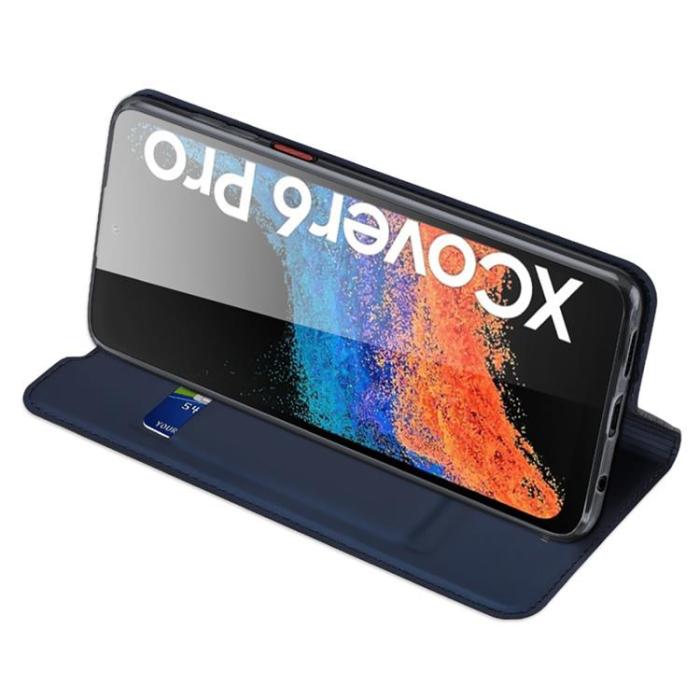 Dux Ducis - Dux Ducis Galaxy Xcover 6 Pro Plånboksfodral Skin Series - Blå