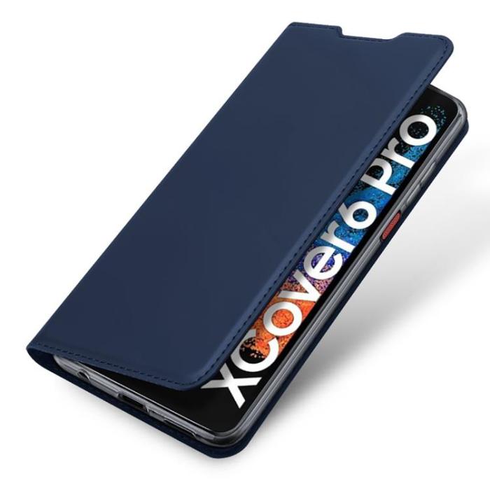 Dux Ducis - Dux Ducis Galaxy Xcover 6 Pro Plånboksfodral Skin Series - Blå