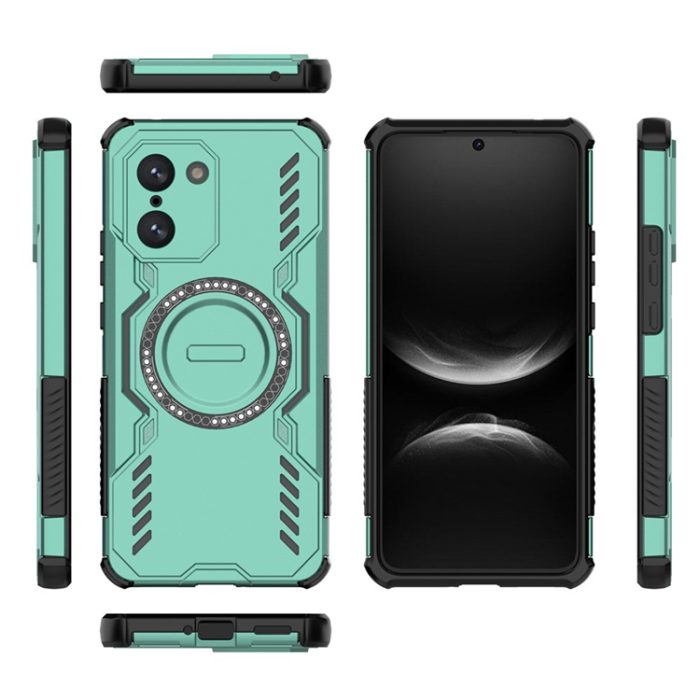 A-One Brand - OnePlus Nord CE5 Mobilskal MagSafe Butterfly Armor Hollow - Grön