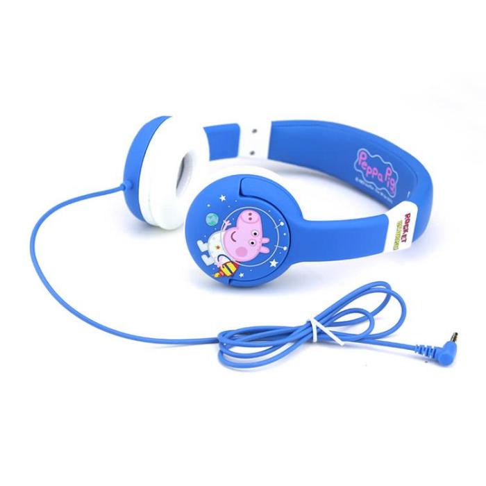 UTGATT1 - PEPPA PIG Hörlurar Junior On-Ear 85dB George Rocket - Blå