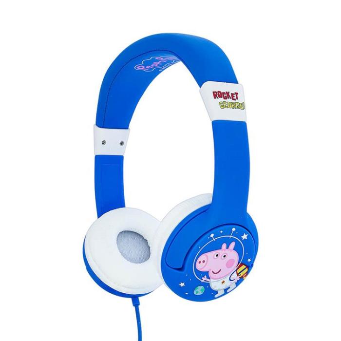 UTGATT1 - PEPPA PIG Hörlurar Junior On-Ear 85dB George Rocket - Blå