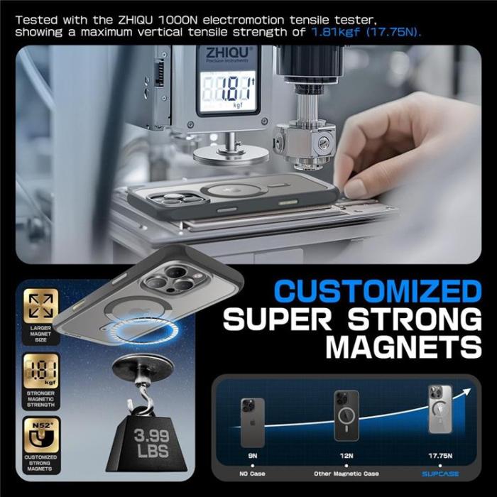 SupCase - Supcase iPhone 16 Pro Mobilskal Magsafe UB - Grå