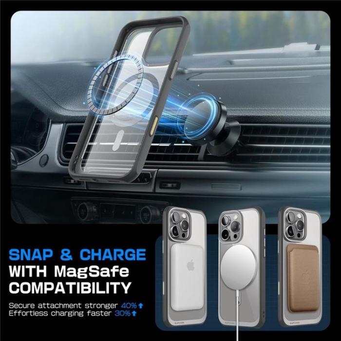SupCase - Supcase iPhone 16 Pro Mobilskal Magsafe UB - Grå