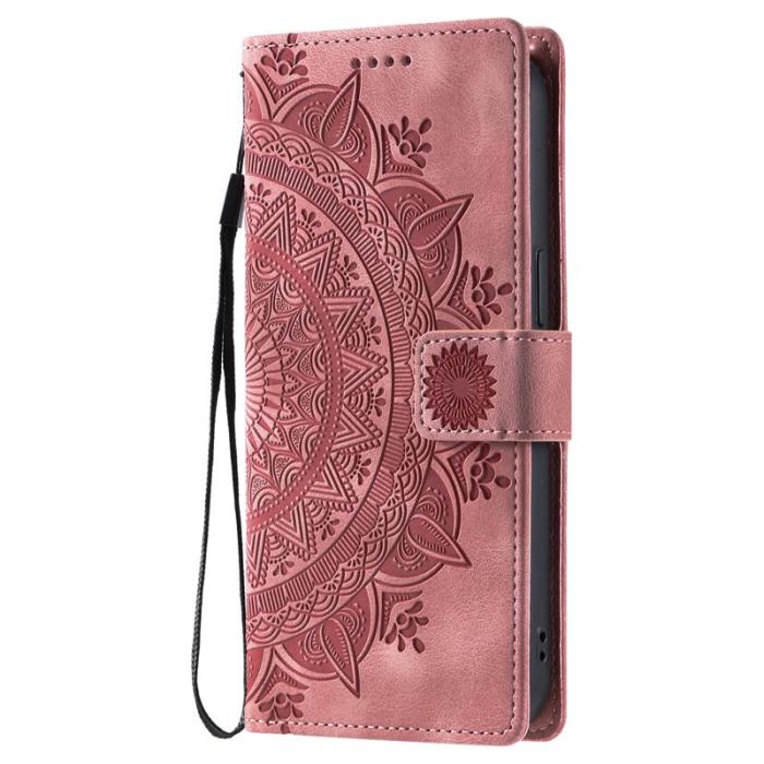 OEM - Samsung Galaxy A37 Plånboksfodral Konstläder Skydd - Roséguld