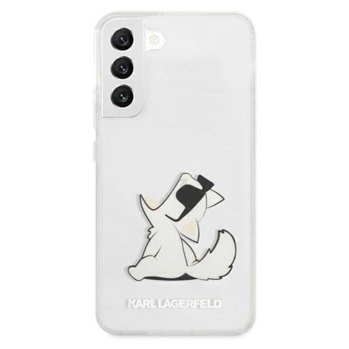 KARL LAGERFELD - Karl Lagerfeld Choupette Eat Skal Galaxy S22 Plus - Transparent