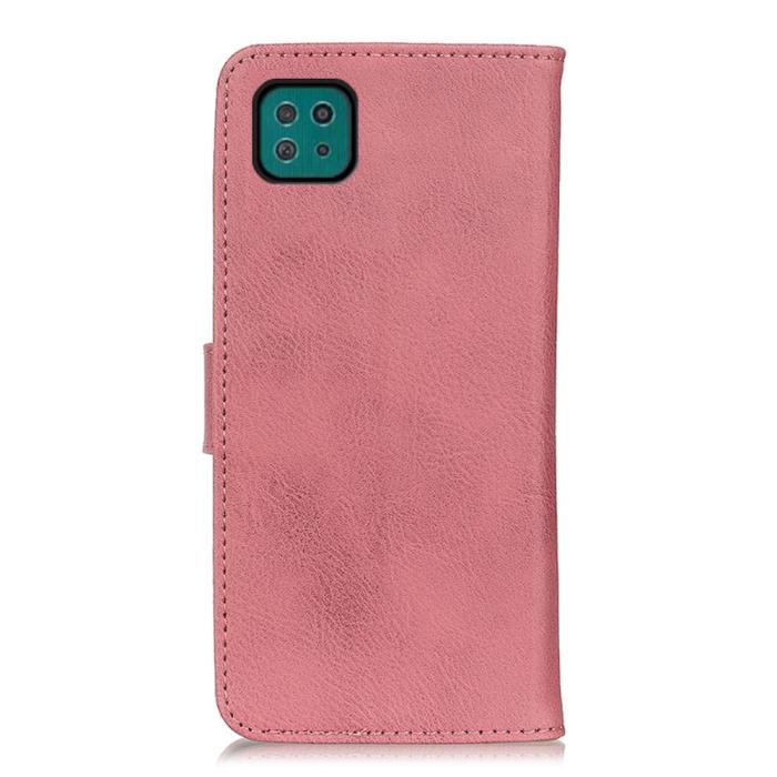 KHAZNEH - KHAZNEH Plånboksfodral Galaxy A22 5G - Rosa