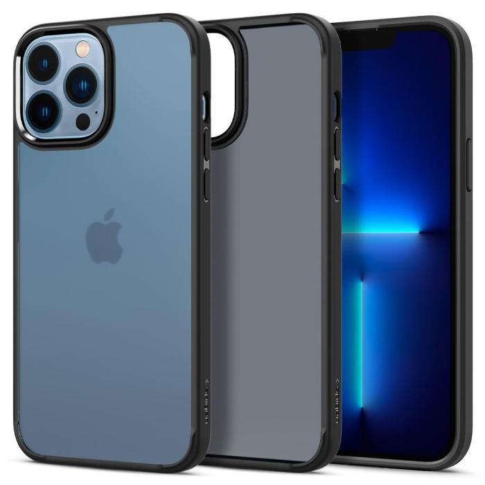 Spigen - Spigen Ultra Hybrid Skal iPhone 13 Pro - Matte Frost Svart