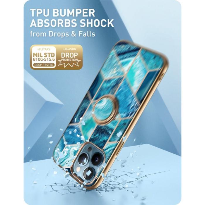 SupCase - Supcase IBLSN Cosmo Snap iPhone 13 Pro Skal - Ocean Blå