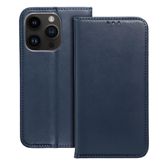 OEM - iPhone 14 Pro Plånboksfodral Smart Magneto - Marin