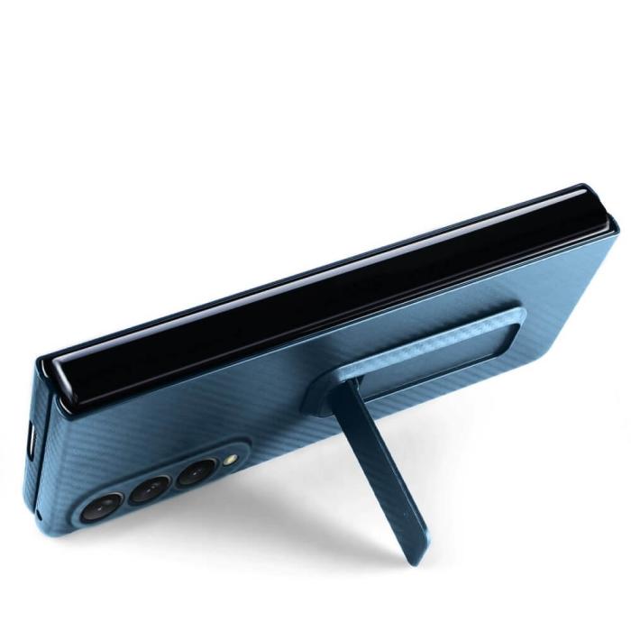 OEM - Carbon FIber Mobilskal till Samsung Galaxy Z Fold 3 - Grön