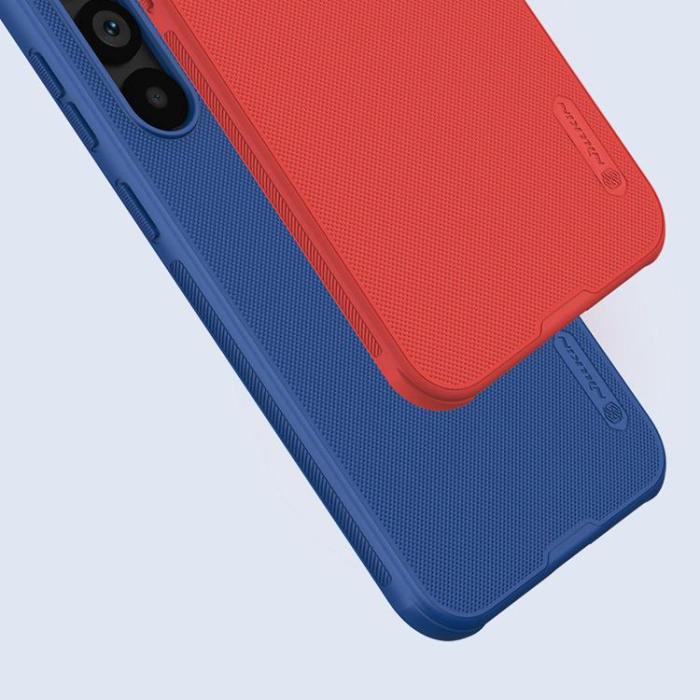Nillkin - Nillkin Galaxy S23 FE Mobilskal Super Frosted Shield Pro - Blå