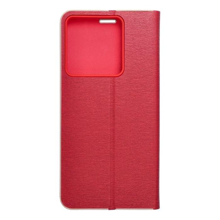 OEM - Xiaomi Redmi Note 13 Pro 5G Plånboksfodral Luna Guld - Röd