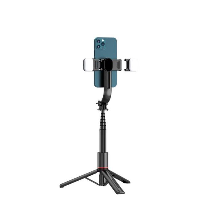 Tech-Protect - Tech-Protect Bluetooth Selfie Stick Tripod Med LED Light L05S - Svart