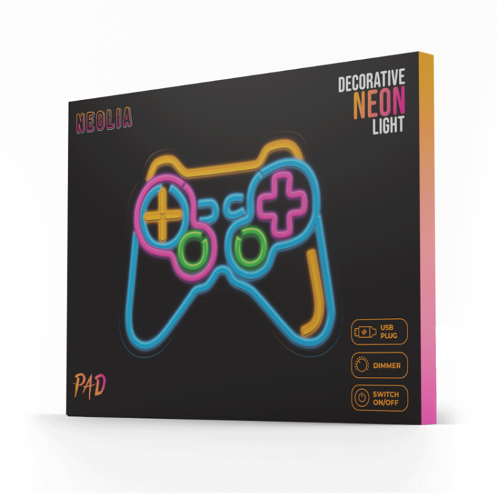 Neolia - Neolia LED Neon PLEXI PAD NNE19 - Flerfärgad