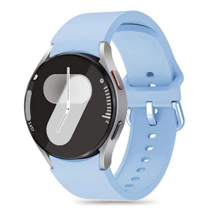 UTGATT - Galaxy Watch 4/5/5 Pro/6/7/FE Armband Silikon - Himmelsblå