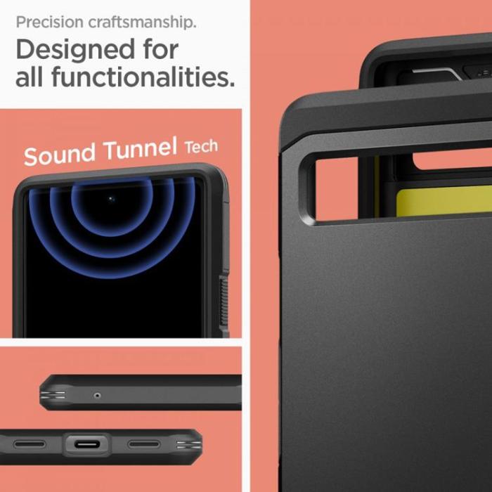 Spigen - Spigen Tough Armor Skal Google Pixel 6a - Svart