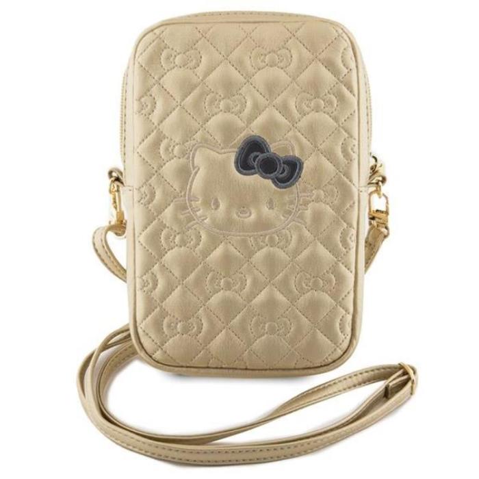 Hello Kitty - Hello Kitty Remväska Quilted Bows - Guld