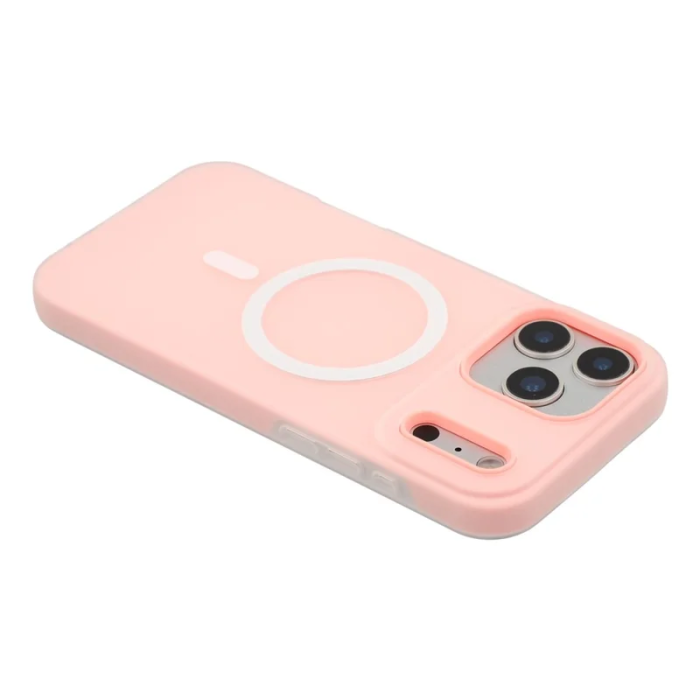 A-One Brand - iPhone 17 Pro Mobilskal Magsafe Frosted - Rosa