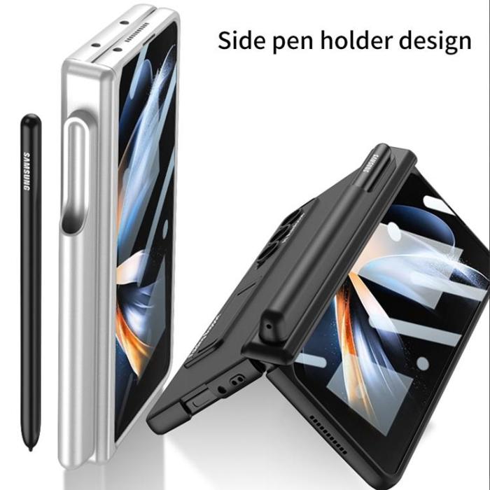 GKK - GKK Galaxy Z Fold 4 Skal Bracket Kickstand - Grön