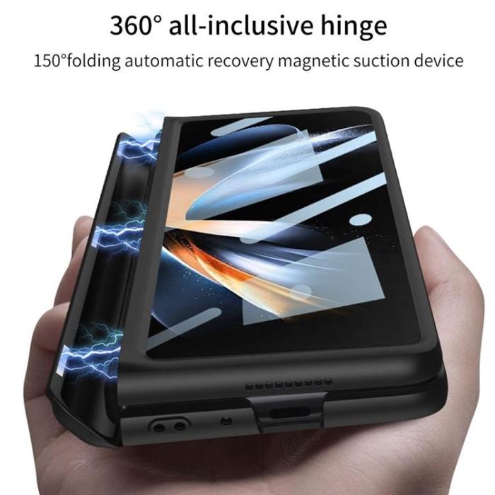 GKK - GKK Galaxy Z Fold 4 Skal Bracket Kickstand - Grön