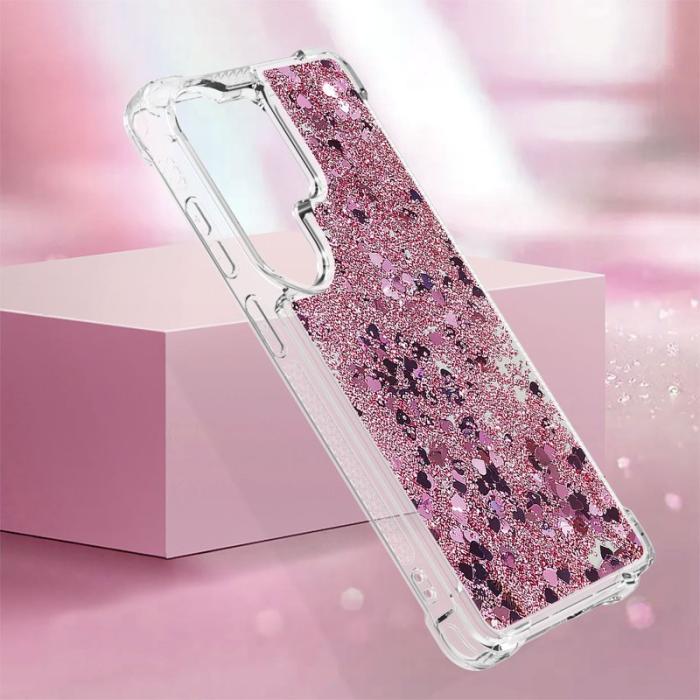 OEM - Mobilskal till Samsung Galaxy S26 Ultra TPU Glittrande Stötsäker - Roséguld