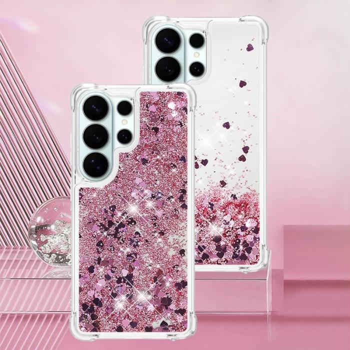 OEM - Mobilskal till Samsung Galaxy S26 Ultra TPU Glittrande Stötsäker - Roséguld