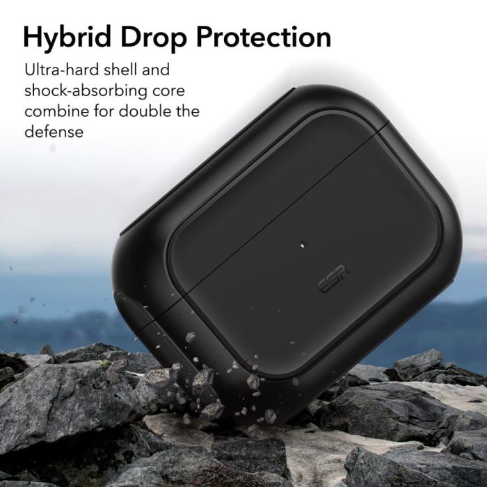 ESR - ESR Magsafe Airpods Pro 1/2 Skal Orbit Halolock - Svart