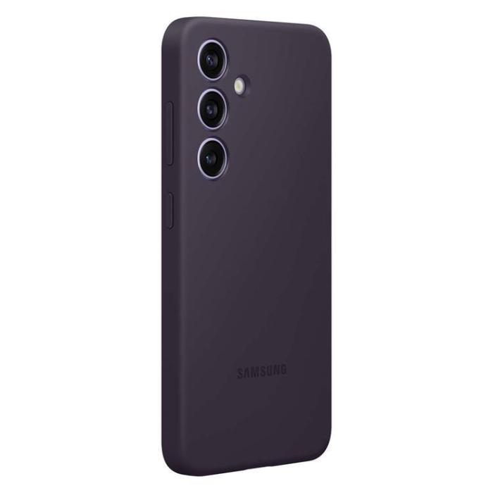 Samsung - Samsung Galaxy S24 Mobilskal Silikon - Mörklila
