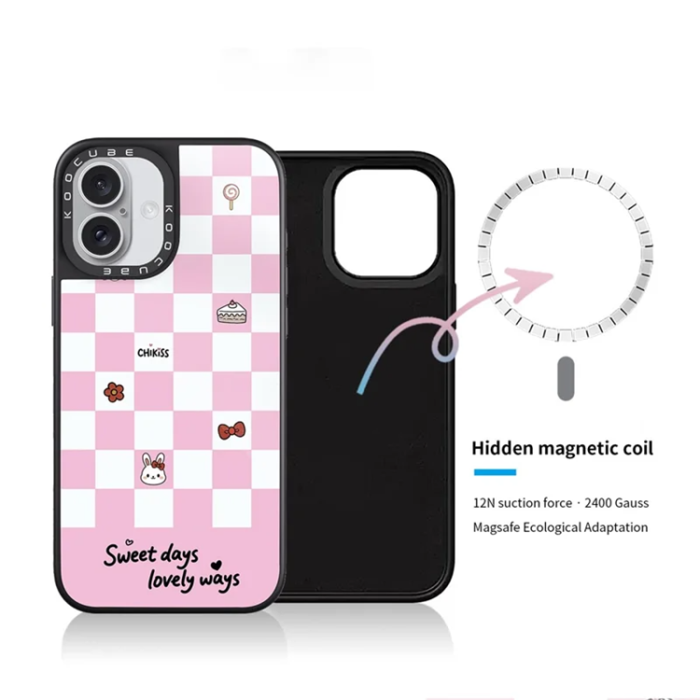 A-One Brand - Mobilskal till iPhone 16 Plus MagSafe Aluminium Silikon