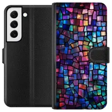Gustaf - Pl&aring;nboksfodral till Samsung Galaxy S22+ 5G med Disco