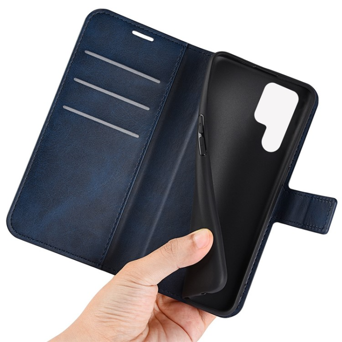 OEM - Galaxy S23 Ultra Plånboksfodral Folio Flip - Blå