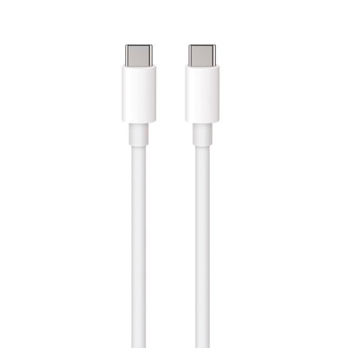 Maxlife - Maxlife USB-C till USB-C kabel 2m 100W MXUC-05 - Vit