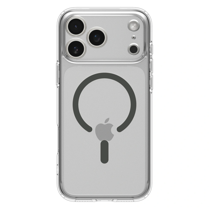 Spigen - Spigen iPhone 17 Pro Max Mobilskal Magsafe Ultra Hybrid - Clear/Graphite