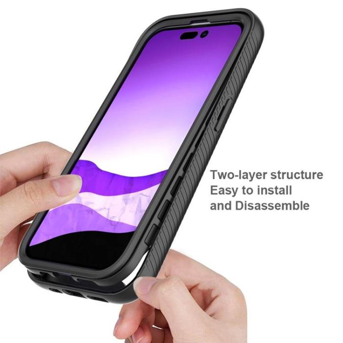 OEM - iPhone 14 Skal Shockproof Acrylic - Svart