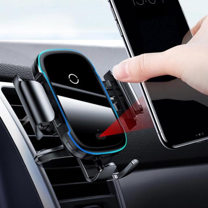 BASEUS - BASEUS Qi Trådlös laddare Mobilhållare