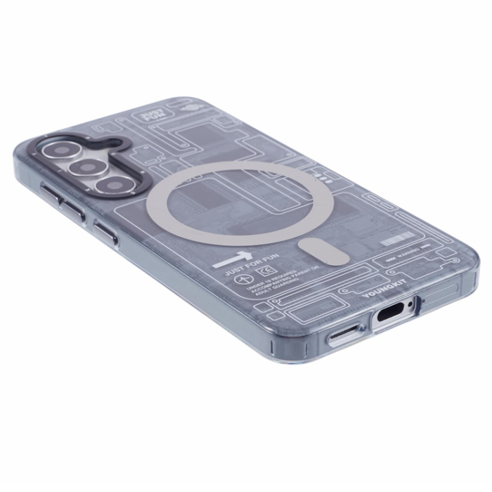 YOUNGKIT - YOUNGKIT Galaxy S25 Plus Mobilskal MagSafe IMD Circuit - Svart