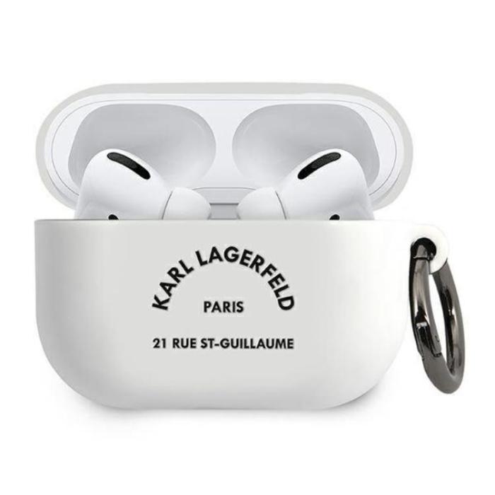 UTGATT1 - Karl Lagerfeld AirPods Pro Skal Silicone RSG - Vit