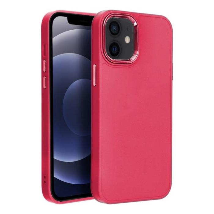 OEM - iPhone 12 Mini Mobilskal Frame - Magenta