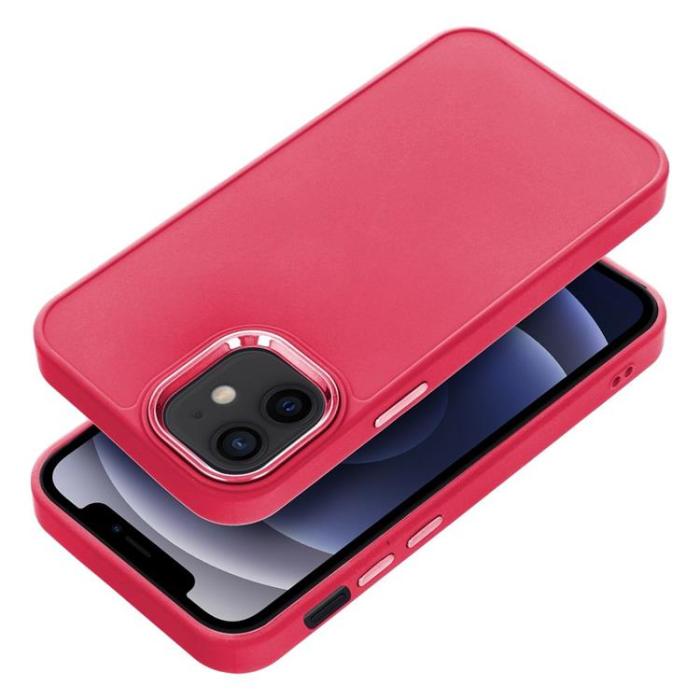 OEM - iPhone 12 Mini Mobilskal Frame - Magenta