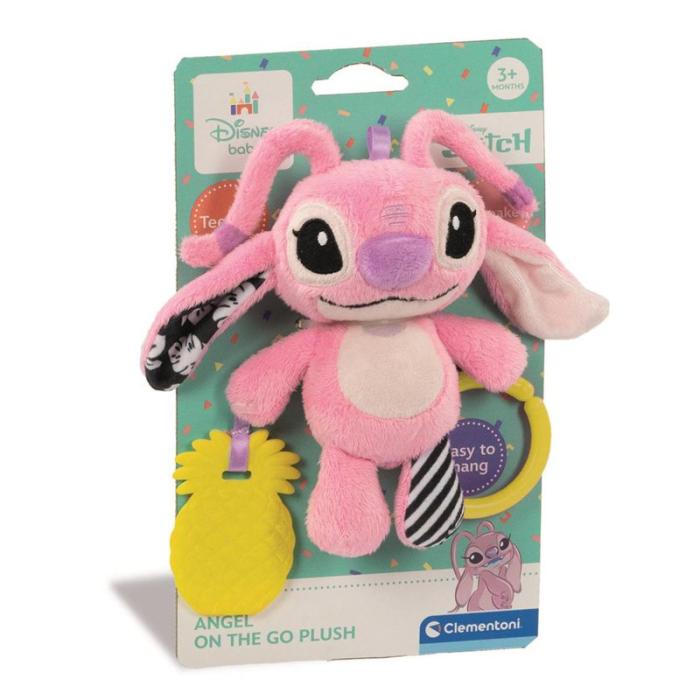 CLEMENTONI - CLEMENTONI Disney Baby Stitch Soft Rattle Angel