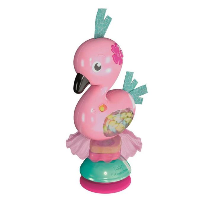 CLEMENTONI - CLEMENTONI Electronic Rattle Fancy Flamingo