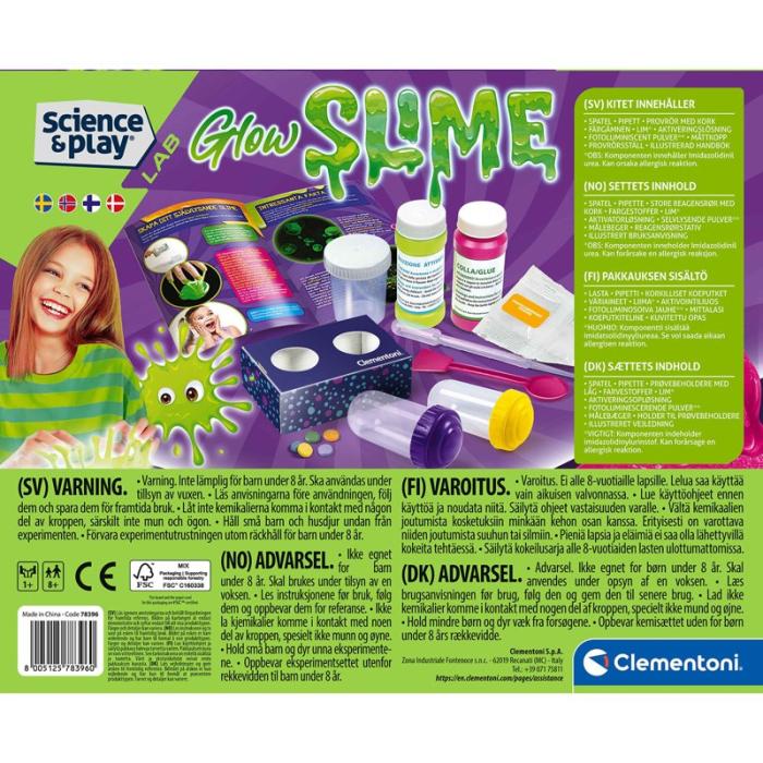 CLEMENTONI - CLEMENTONI Fluo Slime Set