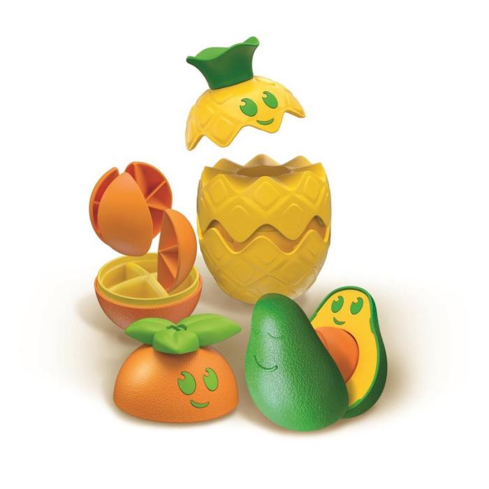 CLEMENTONI - CLEMENTONI Fruit Puzzle Logikset (100% Återvunnet)